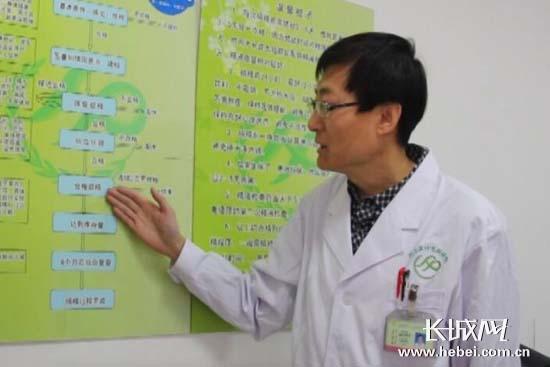 河北省人類精子庫主任趙邦榮介紹捐精流程。 長城網(wǎng) 張欣 攝